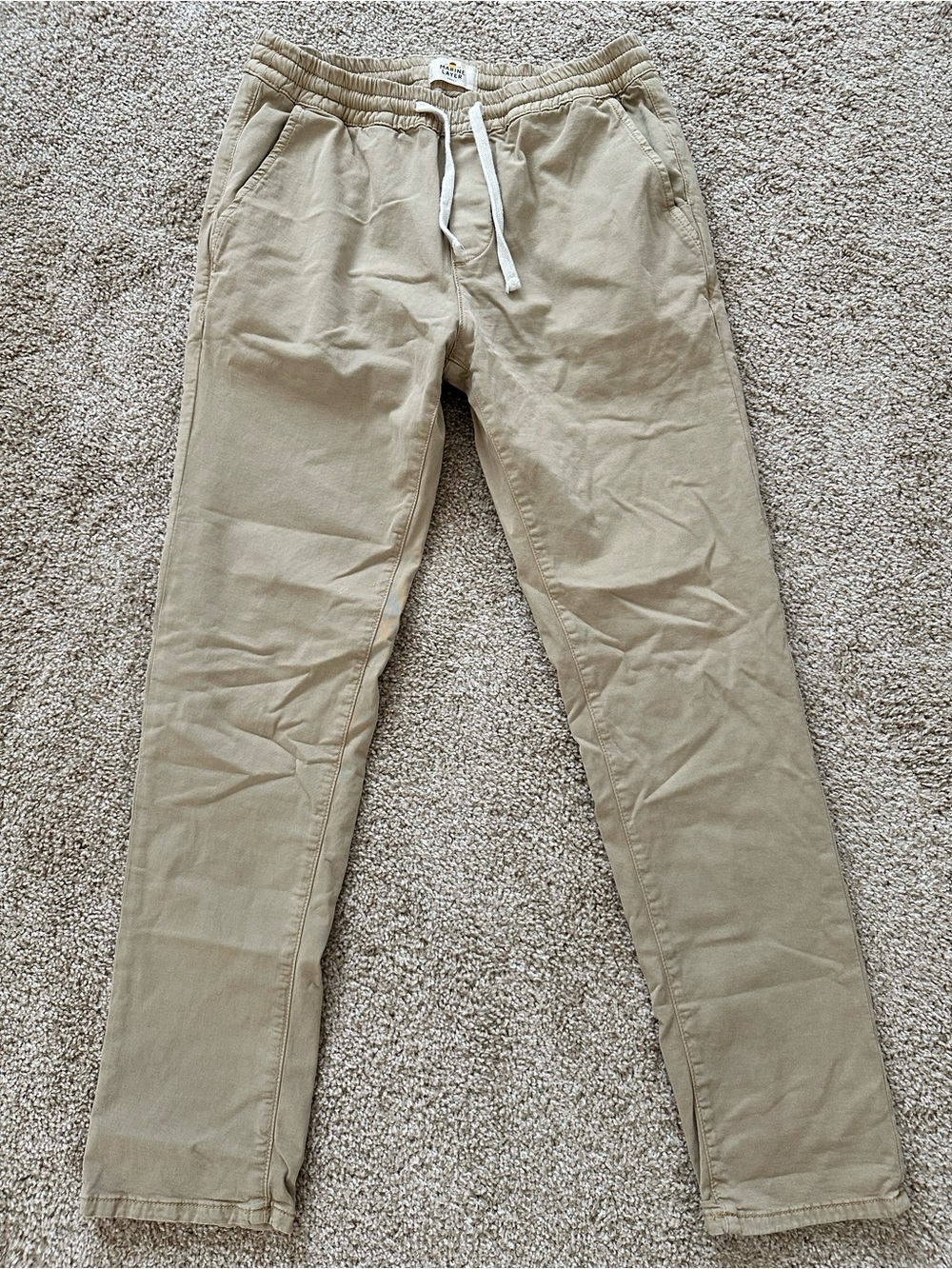 Marine Layer Men's Drawstring “Saturday Beach Pant - Slim Fit” - Pair #1